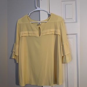 Yellow blouse,